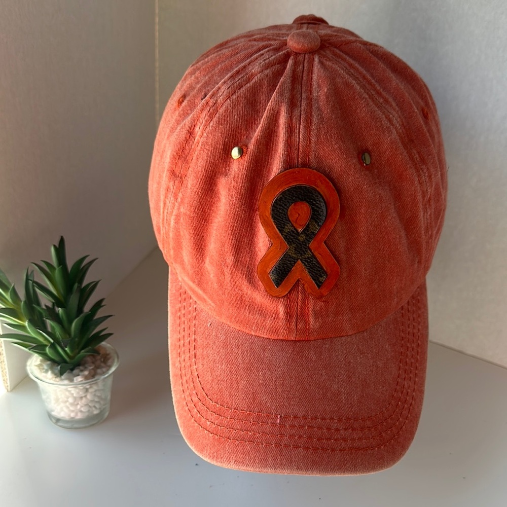 Custom 100% Cotton Ball Cap 
Authentic Louis Vuitton Monogram Canvas
